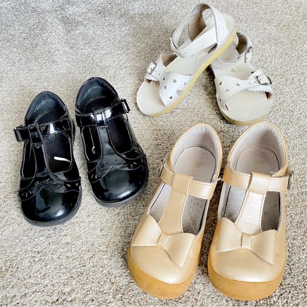 L’Amour Shoes, Children’s Place Shoes, & Salt Water Sandals Size 11